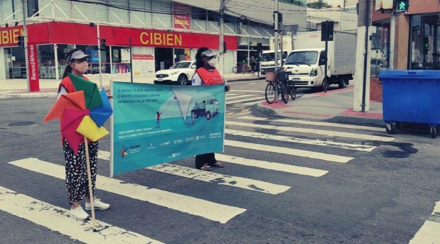 Ações de alerta sobre a exploração sexual contra crianças e adolescentes