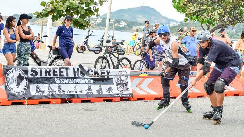 Domingo animado: Orla de Camburi é palco de atividades esportivas e momentos de lazer