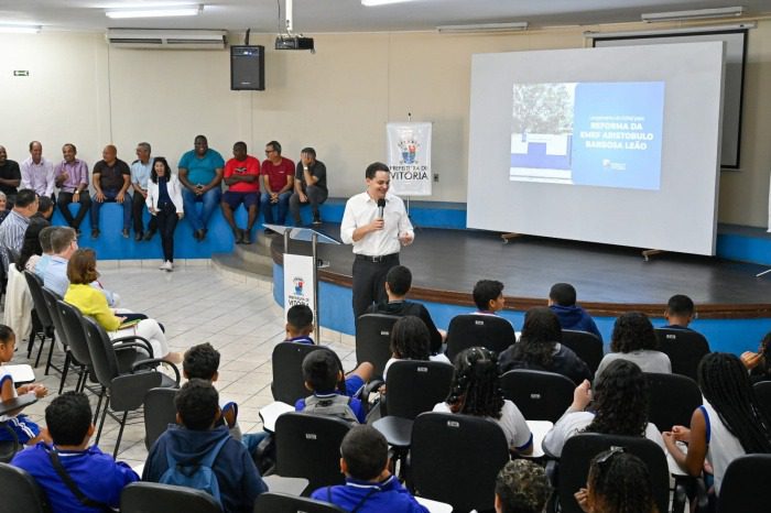 Edital para reforma da Emef Aristóbulo Barbosa Leão é lançado pela Prefeitura de Vitória