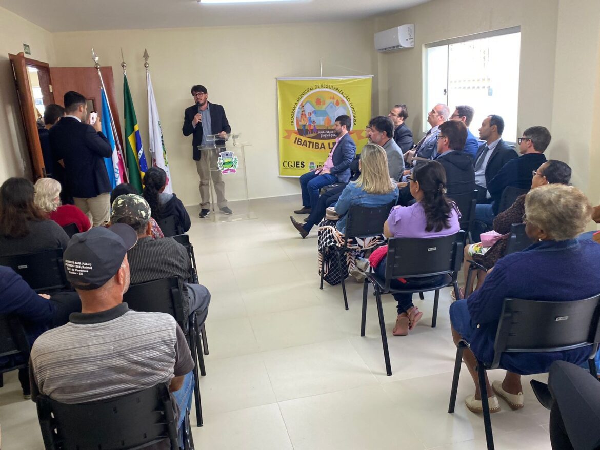 Regularização fundiária: programa “Ibatiba Legal” começa entrega de quase 100 títulos