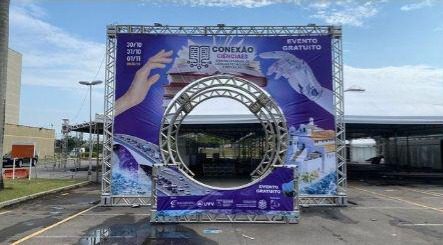Feira Conexão Ciência ES em Vila Velha: Montagem da estrutura tem início