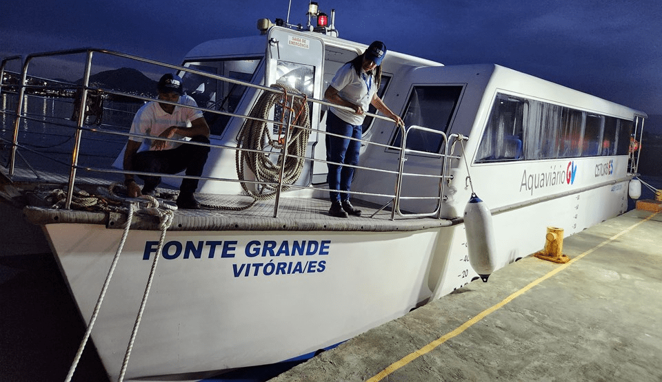 Aquaviário: viagens noturnas partindo de Cariacica começaram nesta segunda-feira (29)