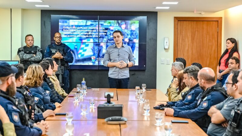 Proposta de Lei de Pazolini na Câmara visa auxílio adicional para uniformes da Guarda de Vitória