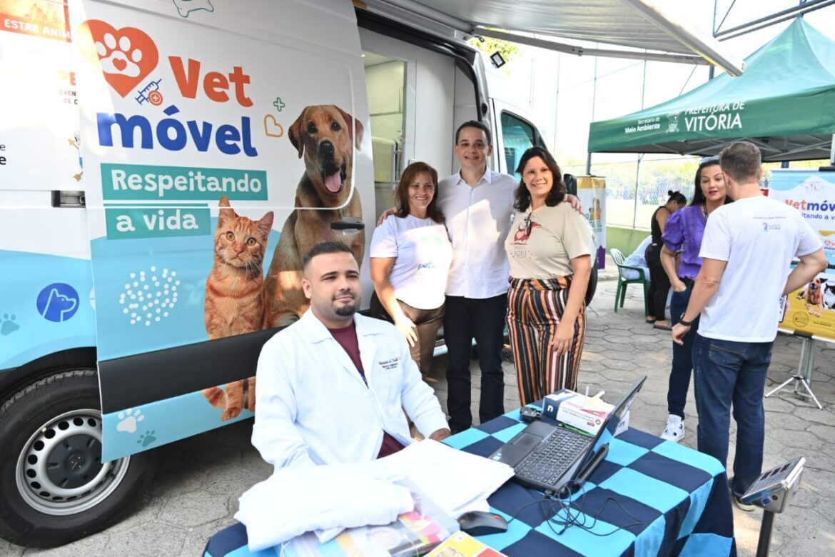 Pazolini inicia atendimentos do VetMóvel, o consultório médico veterinário itinerante na Grande São Pedro