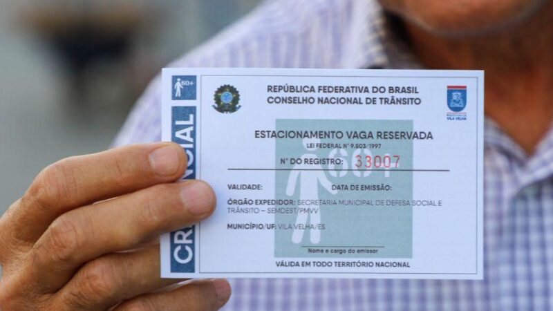 Prefeitura registra aumento na emissão de Credenciais de Estacionamento