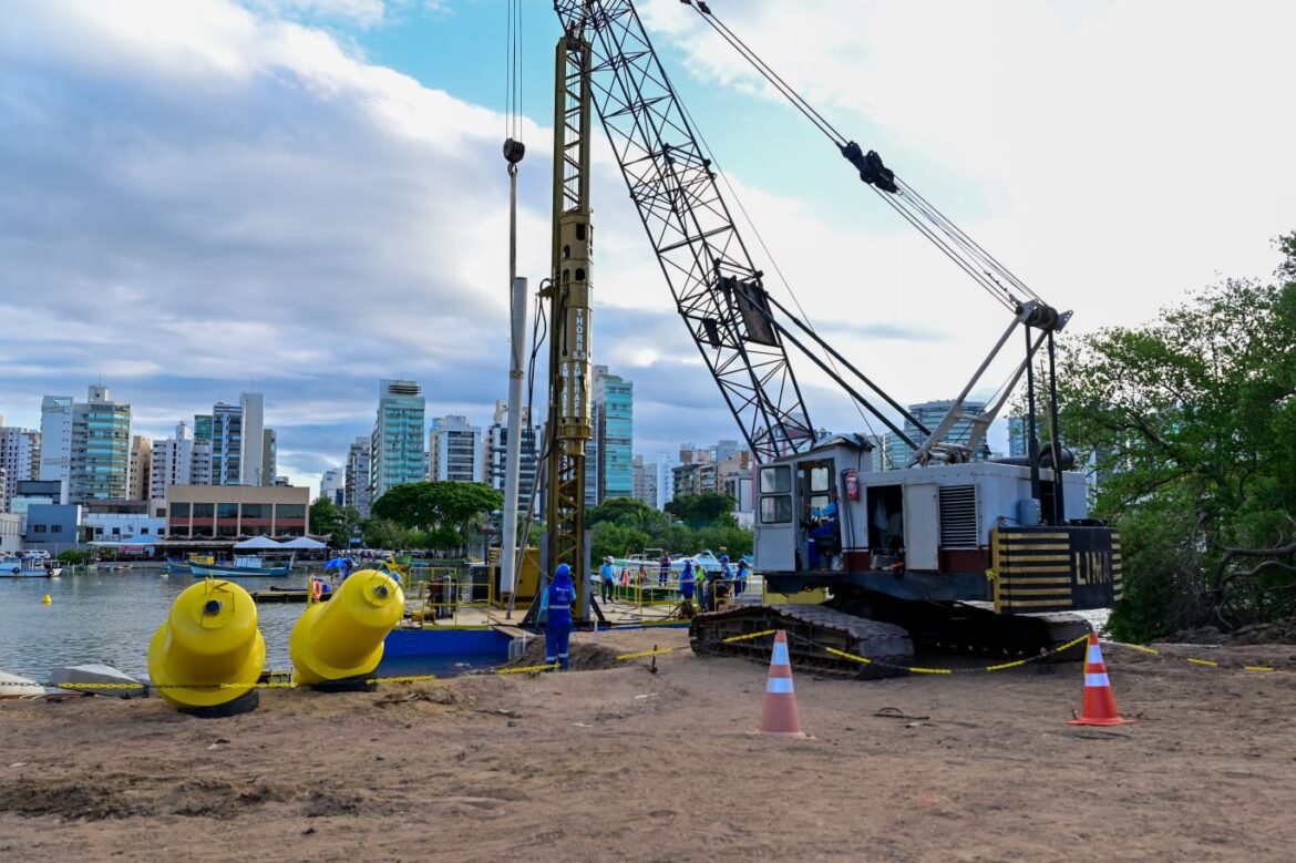 Pazolini inicia maior obra de requalificação urbana do ES no Canal de Camburi