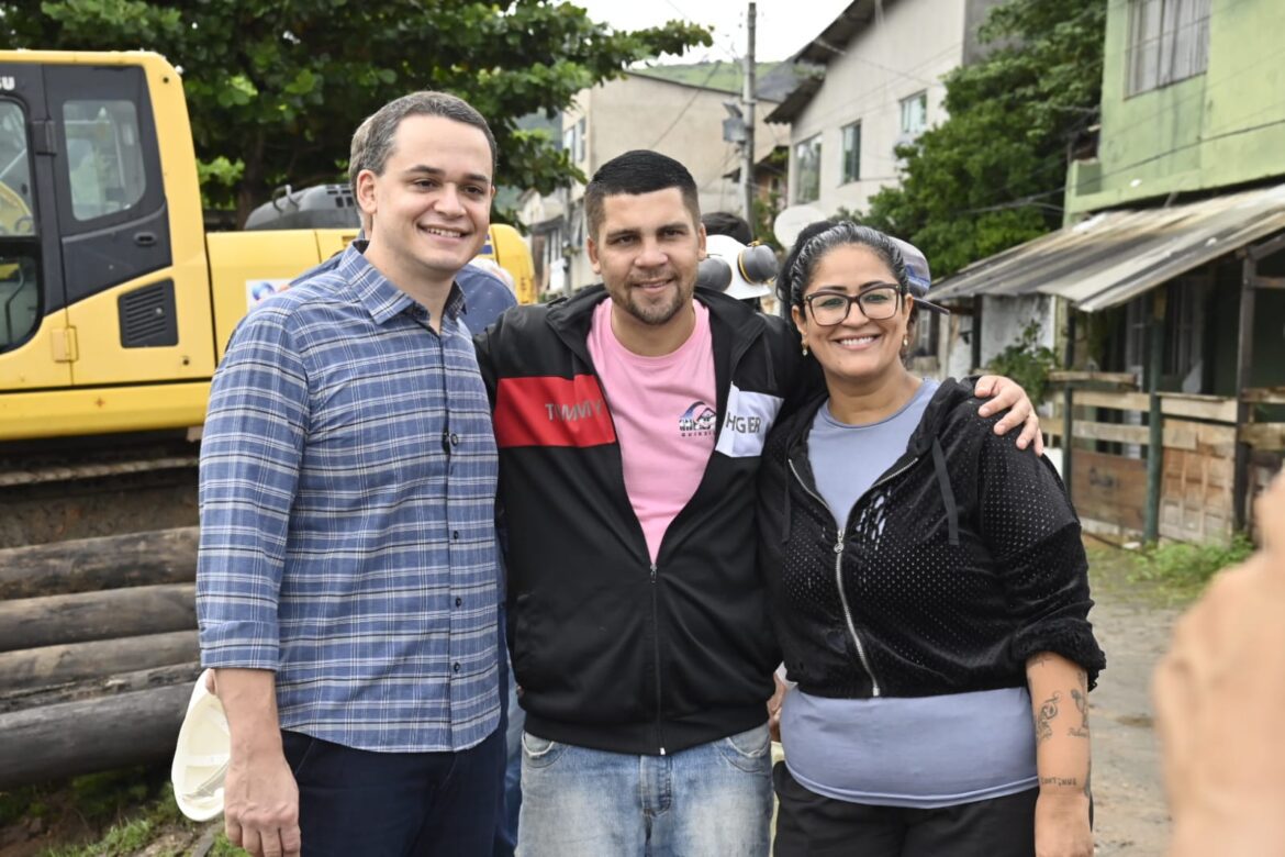 Pazolini visita obra da 2ª fase da Nova Orla da Grande São Pedro