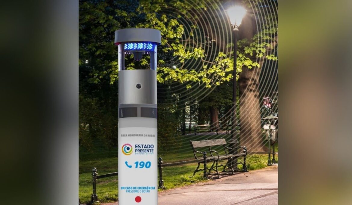 Torres inteligentes com câmeras 360º reforçam segurança na Grande Vitória