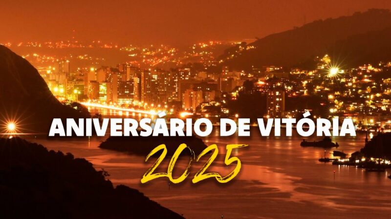Vitória 474 anos: capital capixaba comemora com shows e programação especial