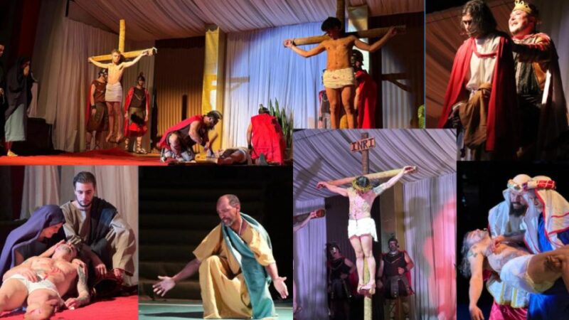 Encenação da Paixão de Cristo emociona fiéis e mantém tradição na Semana Santa em Marechal Floriano