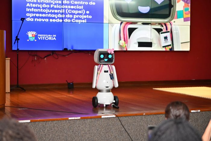 Capital capixaba terá robô no apoio à saúde mental de crianças e adolescentes