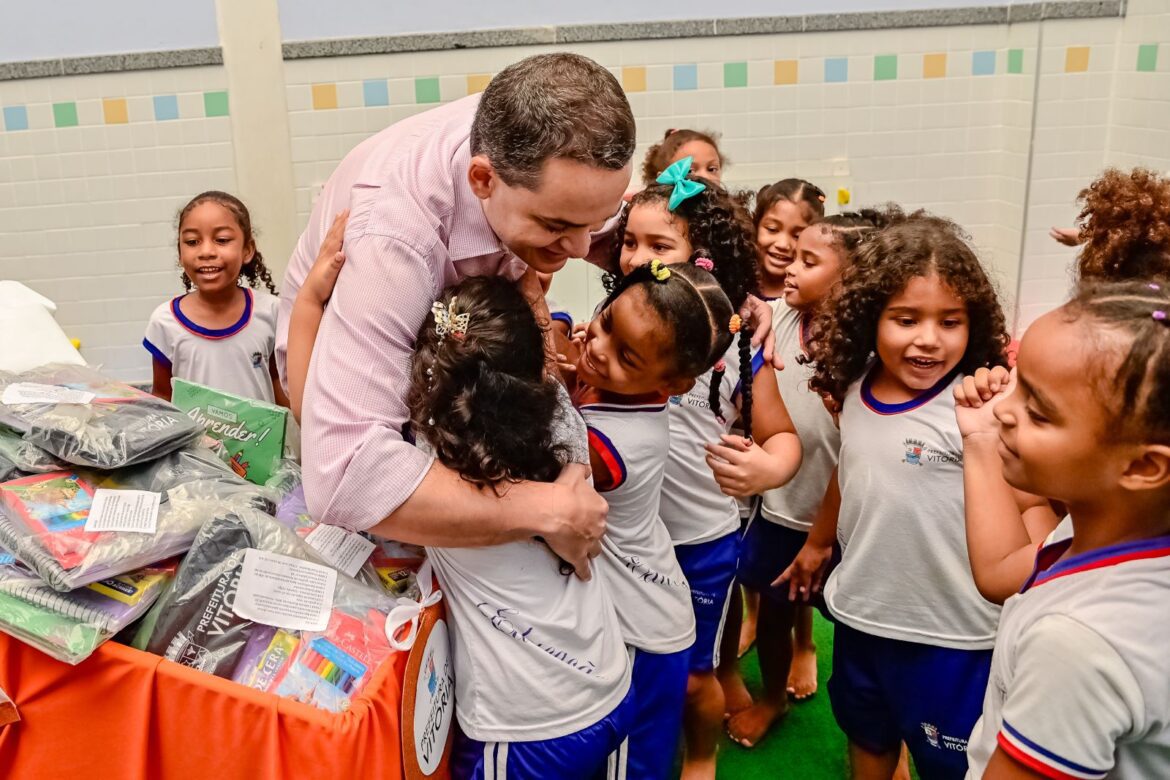 Gestão Pazolini coloca Vitória entre as cidades que mais avançam na educação infantil no Brasil