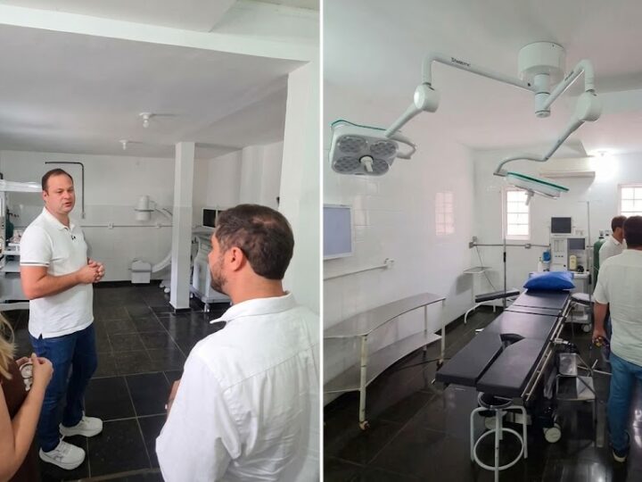 Dr. Victor Linhalis visita Hospital Apóstolo Pedro e reforça compromisso com a saúde de Mimoso do Sul