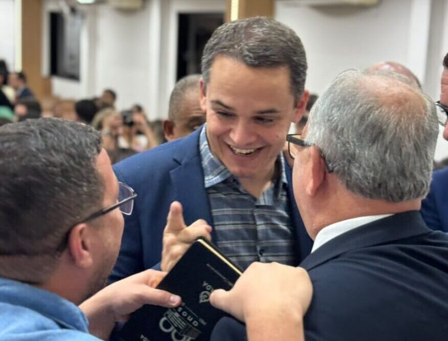 Pazolini participa do Culto de Posse da Diretoria da União de Mocidade das Assembleias de Deus no Espírito Santo – UMADES