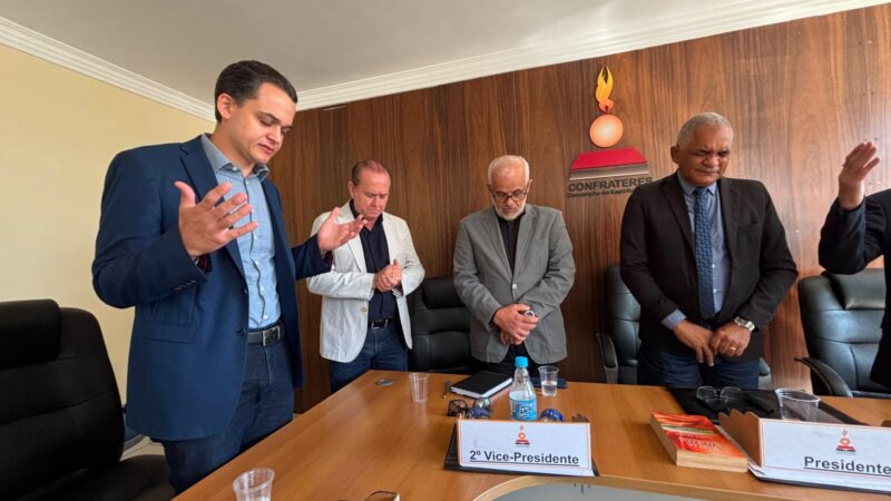 Pazolini se reúne com a diretoria da CONFRATERES e reforça parceria com lideranças cristãs