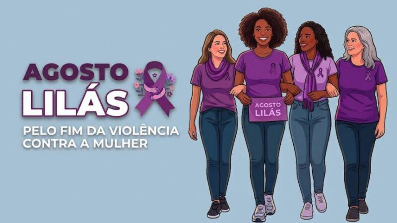 Agosto Lilás terá ações de conscientização e fortalecimento da rede de proteção às mulheres em Vila Velha