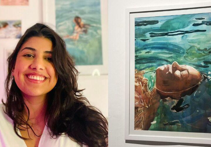Biblioteca de Vila Velha recebe exposição de aquarelas com oficinas gratuitas
