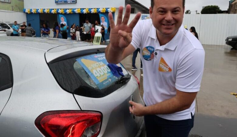 Campanha nas ruas: Dr. Victor 4000 reúne apoiadores e adesiva 300 veículos