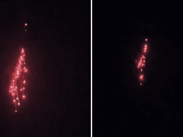 Balão com fogos de artifício assusta moradores em Cachoeiro de Itapemirim