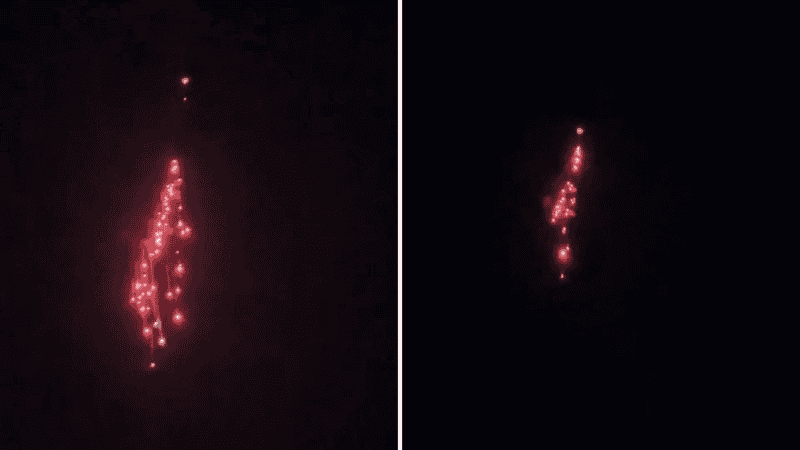 Balão com fogos de artifício assusta moradores em Cachoeiro de Itapemirim