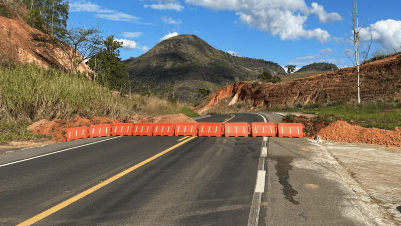 BR-259 é interditada por falhas em viaduto e desvio aumenta viagem em até 74 km