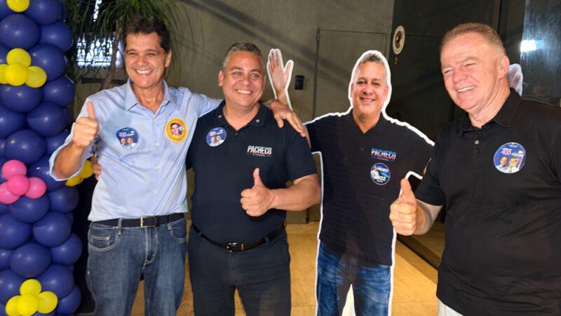 Rafael Pacheco larga forte e reúne duas das maiores lideranças políticas do Espírito Santo