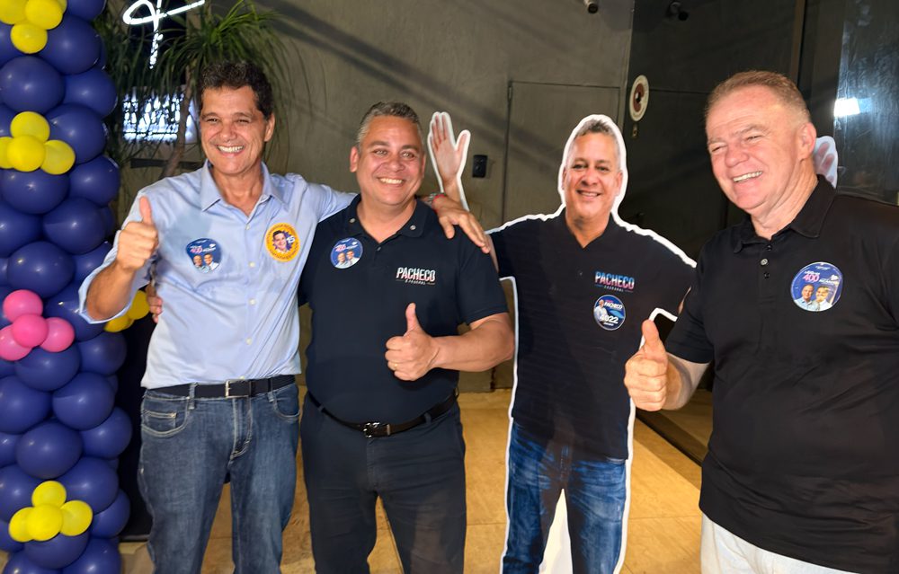 Rafael Pacheco larga forte e reúne duas das maiores lideranças políticas do Espírito Santo