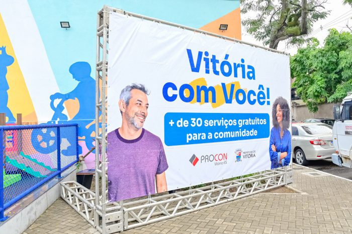 Vitória com Você reúne serviços gratuitos, saúde e oportunidades no Centro neste sábado