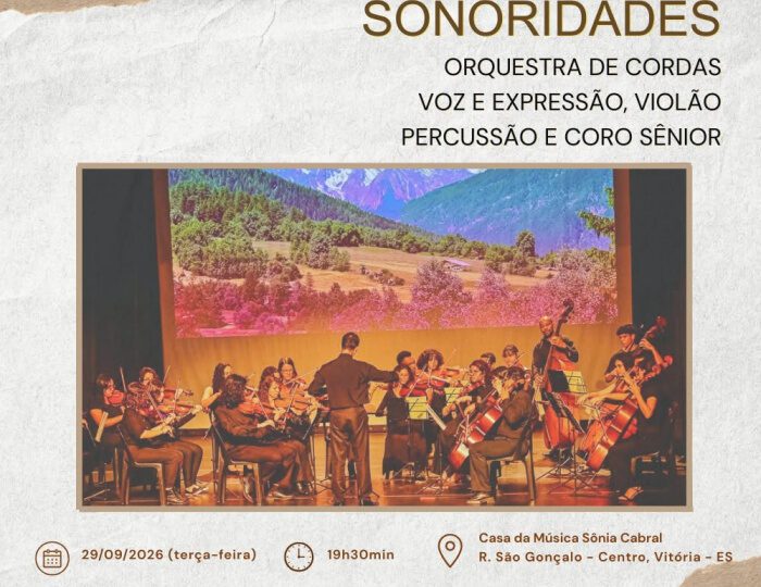 Estudantes da Fafi apresentam espetáculo musical gratuito nesta terça em Vitória