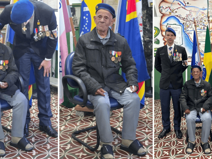 Último veterano da Segunda Guerra no ES recebe medalha aos 103 anos