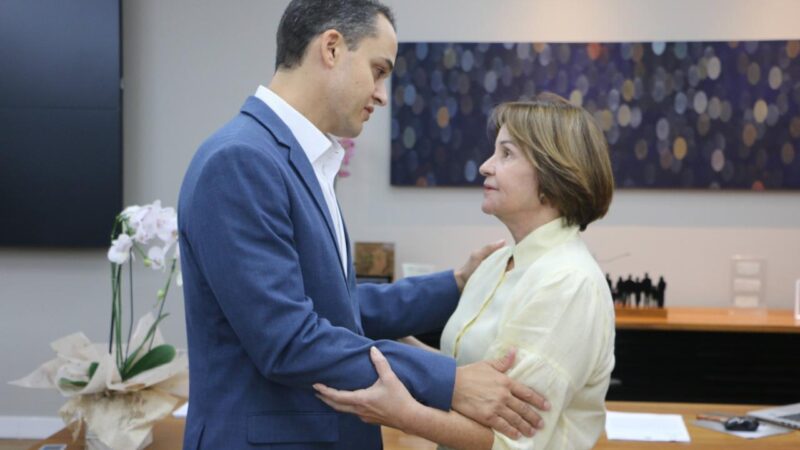 Diálogo entre os Poderes marca visita de Pazolini ao Tribunal de Justiça