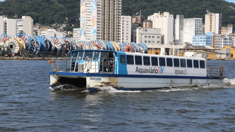 Aquaviário terá pausa temporária neste sábado na Grande Vitória