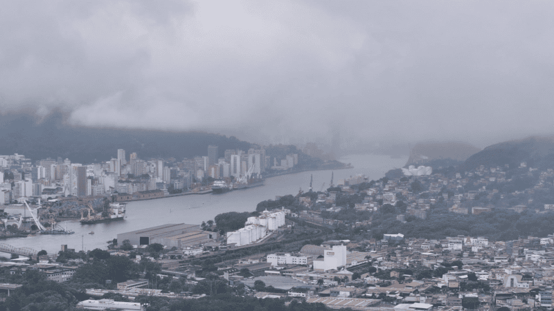 Frente fria traz alerta de tempestades para o Espírito Santo