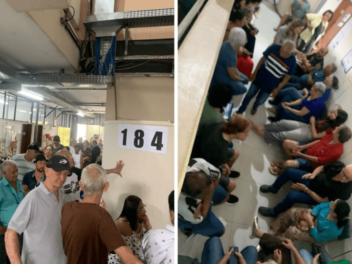 Idosos enfrentam fila de mais de três horas para votar em Cachoeiro