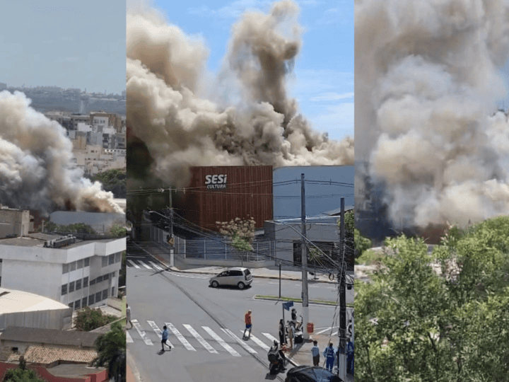 Incêndio atinge complexo cultural do Sesi em Vitória