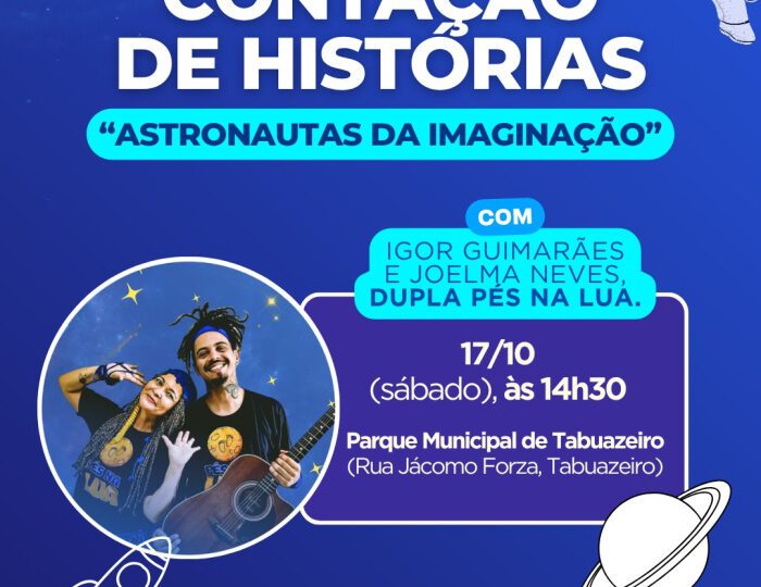 Vitória terá contação de histórias gratuita para crianças no Parque de Tabuazeiro neste sábado (17)