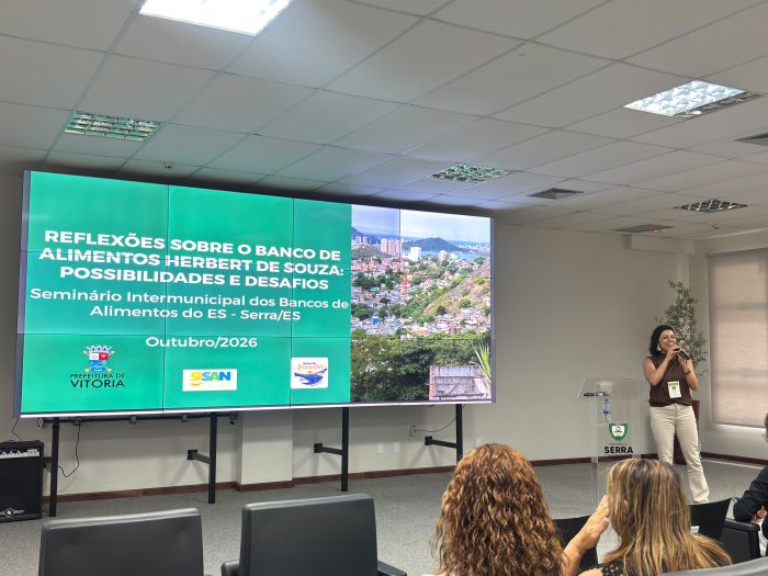 Vitória apresenta ações de combate à fome e ao desperdício de alimentos em seminário no ES
