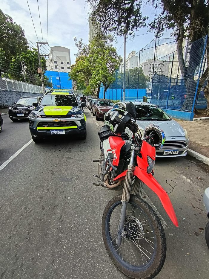Guarda de Vitória recupera moto furtada em menos de 24 horas após monitoramento por câmeras