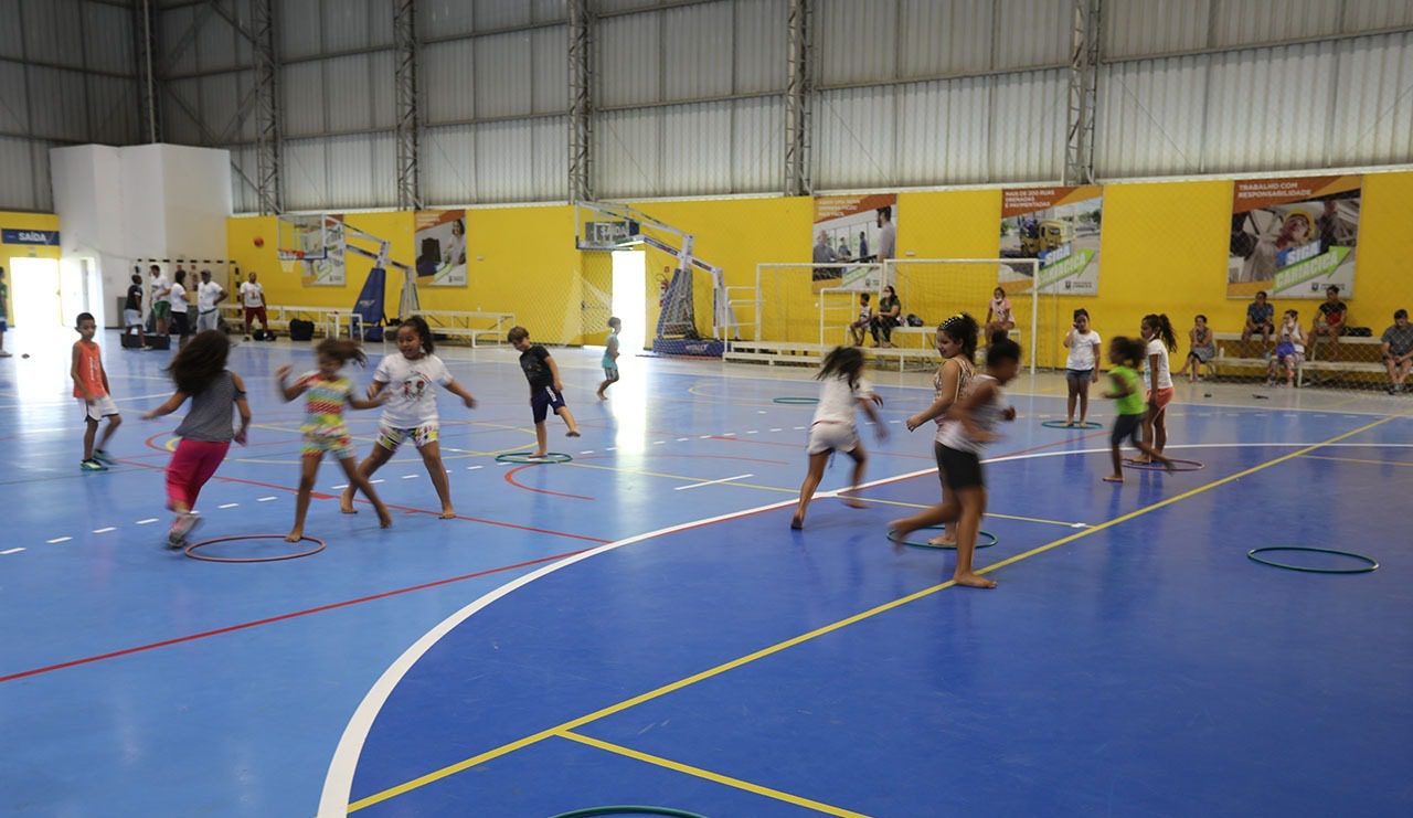 Estação Cidadania-Esporte terá colônia de férias com muitas brincadeiras para a criançada