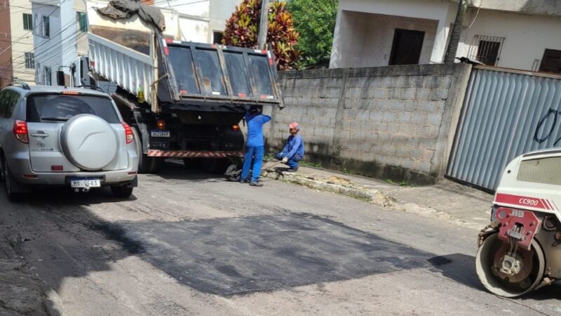 Atuaram neste sábado (17) equipes da Secretaria de Serviços