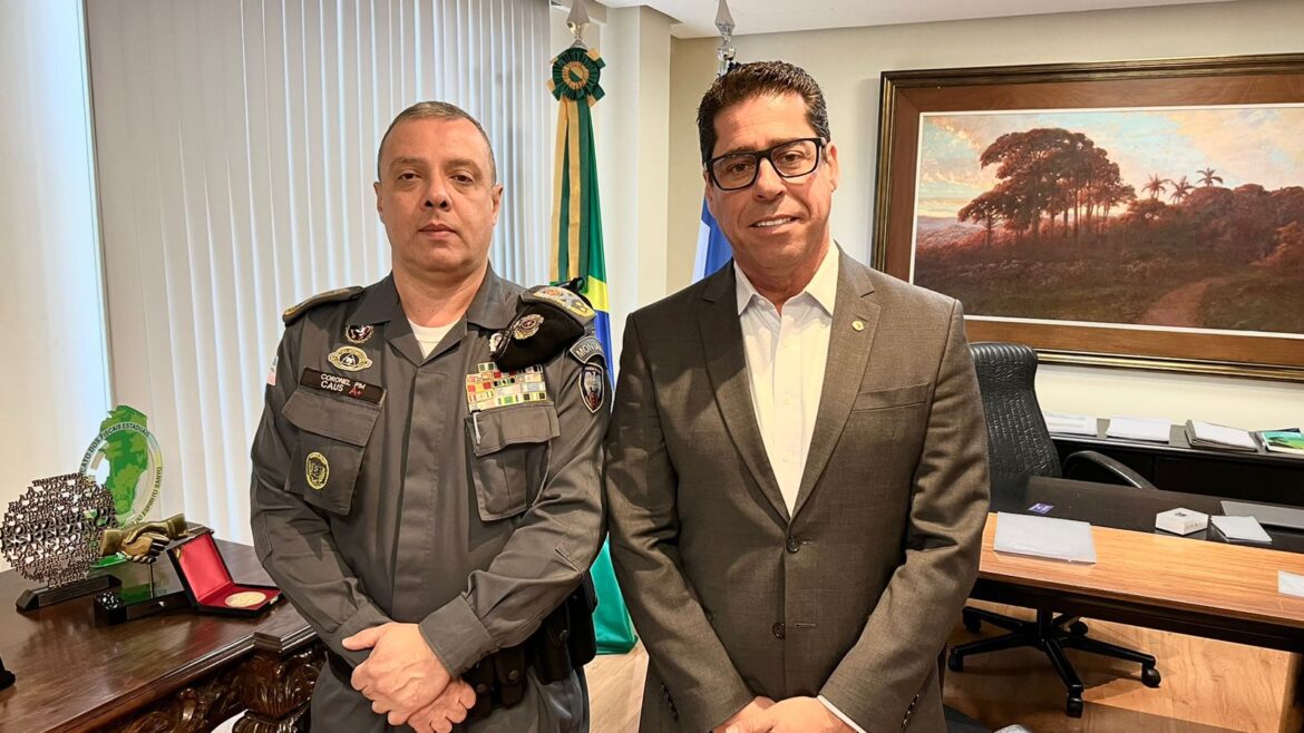 Presidente da Assembleia Legislativa e Comando da Polícia Militar se encontra para discutir demandas