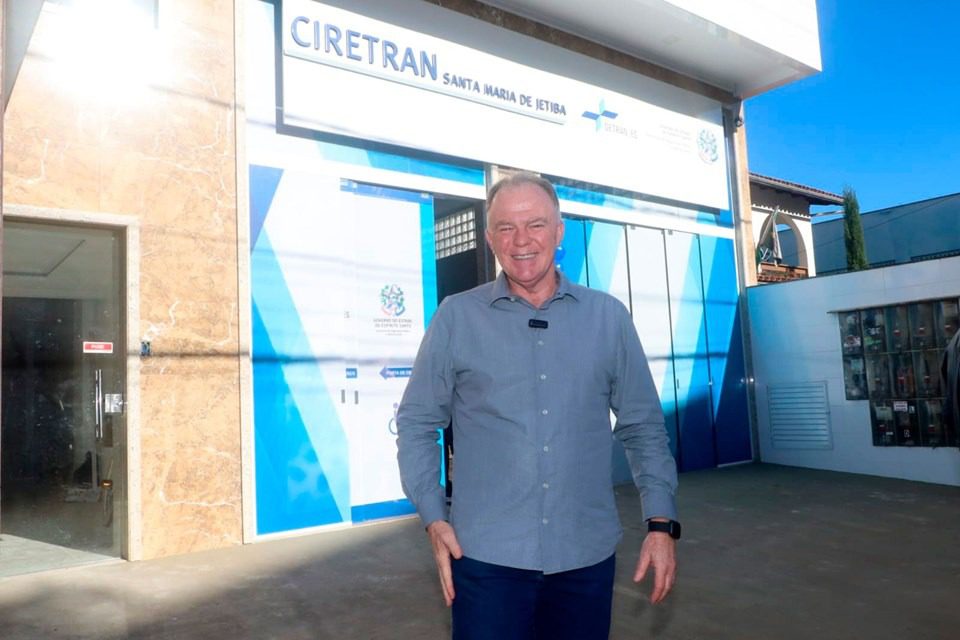 Inauguração da nova Ciretran e obras de saneamento em Santa Maria de Jetibá contam com presença do governador