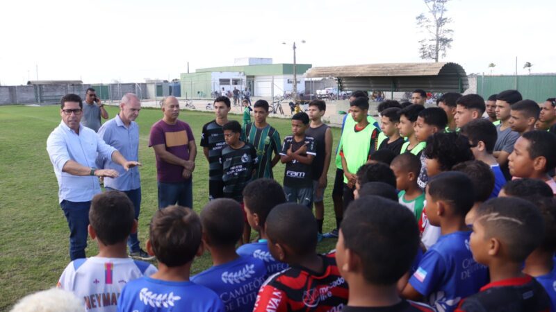 Presidente da Ales realiza visita às obras do complexo esportivo de Sooretama e destaca benefícios para a comunidade