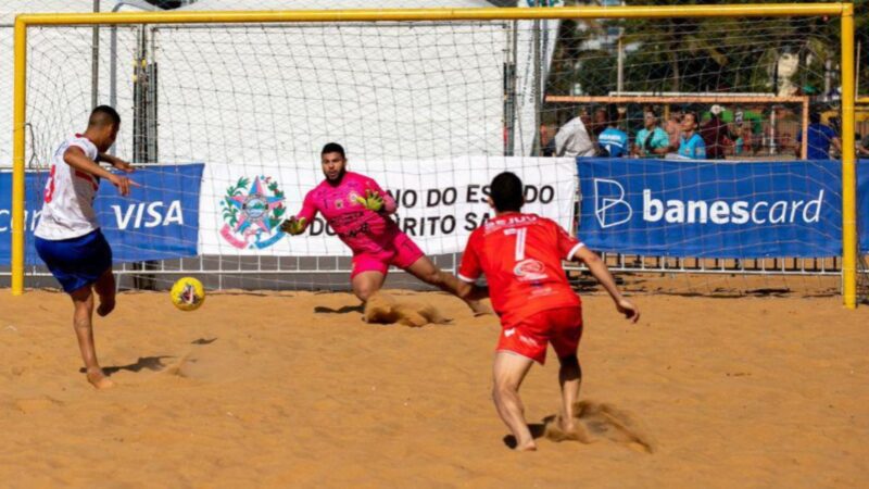 Seleções de Vitória participam do torneio Estadual de Beach Soccer neste final de semana