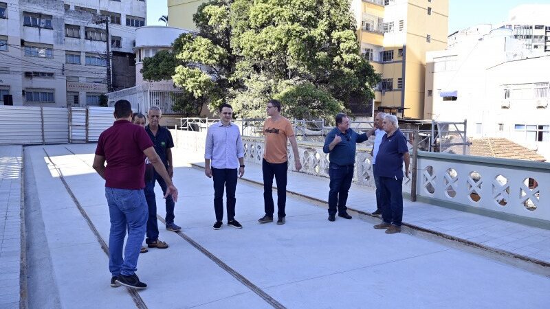 Viaduto Caramuru caminha para o término das obras de restauração