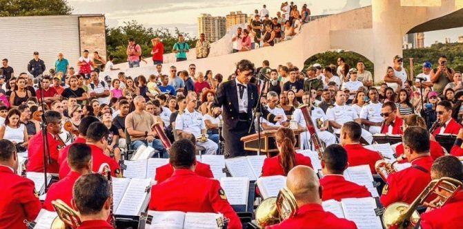 Concerto da Banda Sinfônica da Marinha do Brasil na Pedra da Cebola promete momentos emocionantes