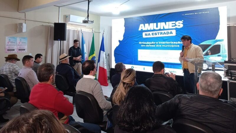 Amunes na estrada: Articulação e interiorização em defesa dos municípios