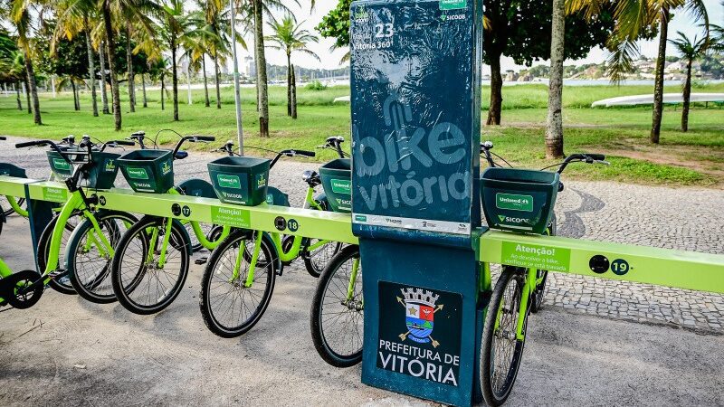 Mais Conexões para Ciclistas: Santa Luiza recebe novo posto do Bike Vitória, totalizando 37 estações