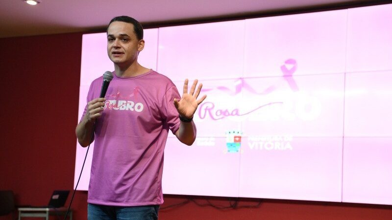 Auditório da PMV fica lotado na solenidade de abertura do Outubro Rosa