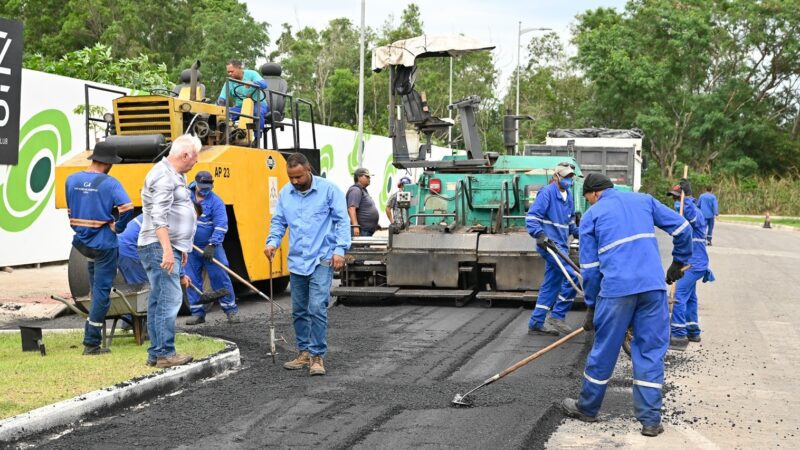 AsfaltoVix Iniciou os Trabalhos de Recapeamento na Avenida Maruípe nesta Segunda-feira (16)